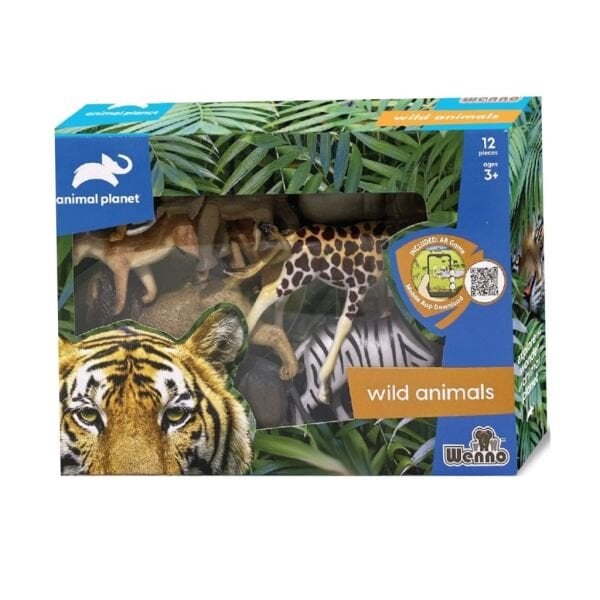 Vardem Kutulu 12 Parça Vahşi Hayvan Seti D5901