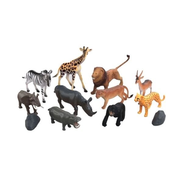 Vardem Kutulu 12 Parça Vahşi Hayvan Seti D5901
