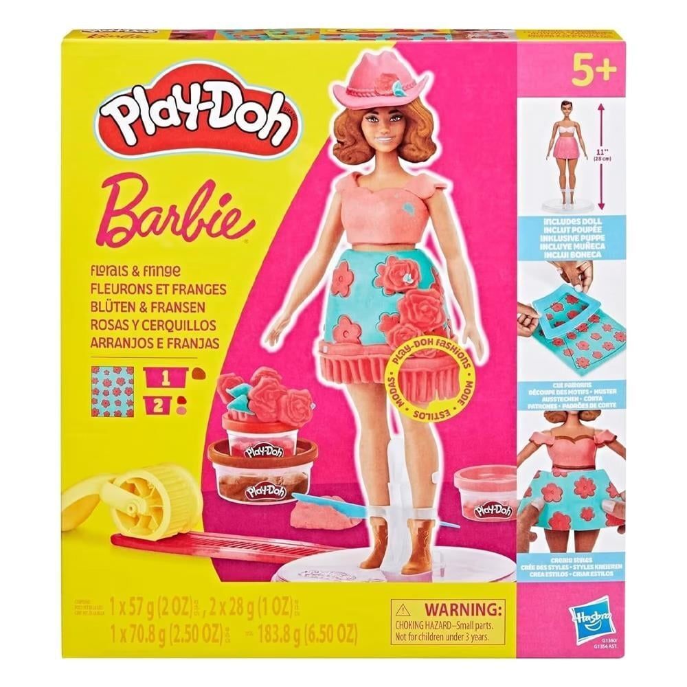 Hasbro Play Doh Barbie Çiçekli ve Püsküllü G1360