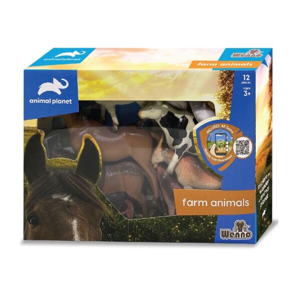 Vardem Kutulu 12 Parça Çiftlik Hayvanlari Seti D59