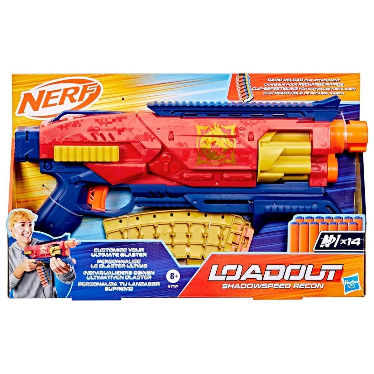 Hasbro Nerf Loadout Shadowspeed Recon G1759
