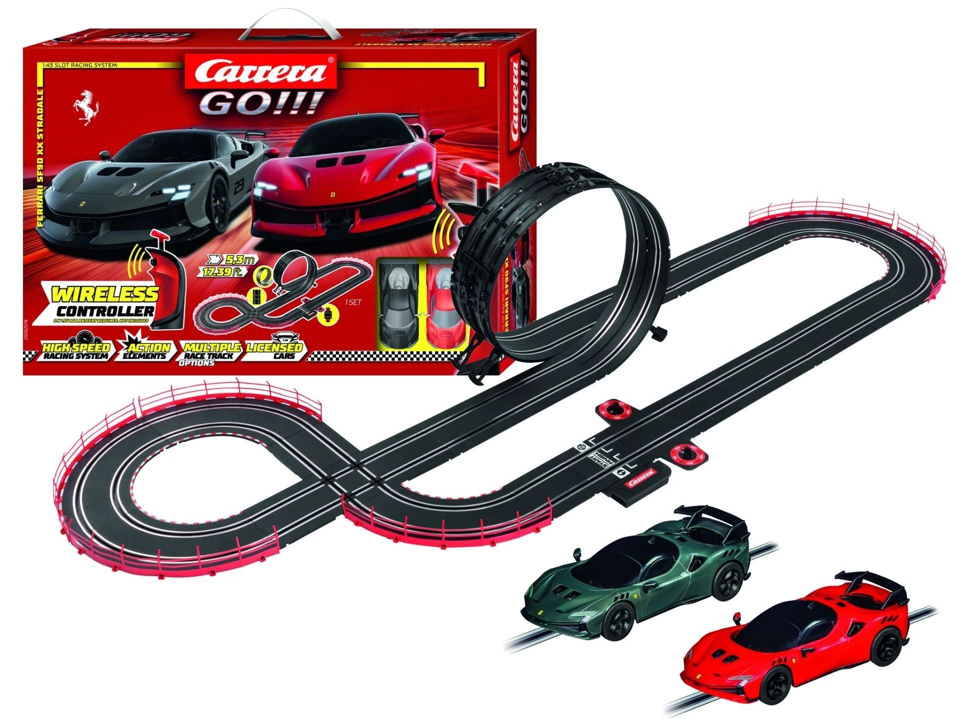 Adore Carrera Ferrari Süper Araba Gücü Kablosuz