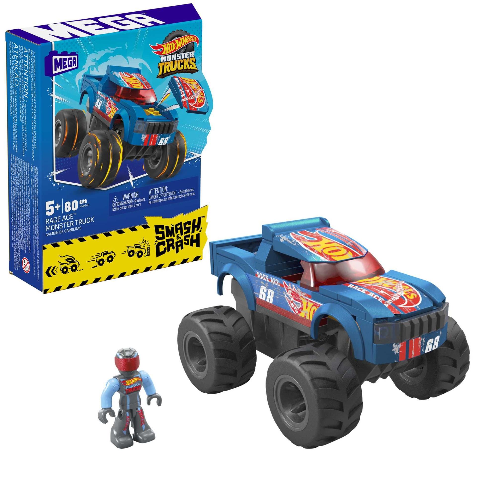 Mattel Hot Wheels Crash Monster Truck HMM49