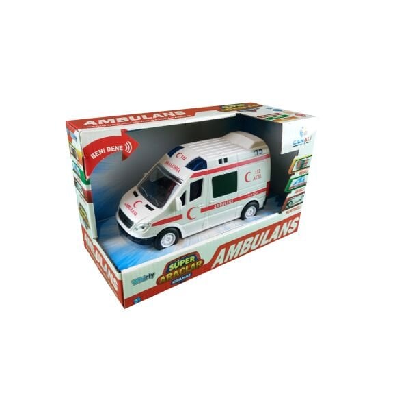 Canali Işıklı Sesli Pilli Ambulans CNL-9999