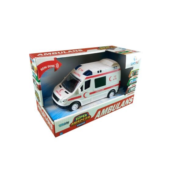 Canali Işıklı Sesli Pilli Ambulans CNL-9999