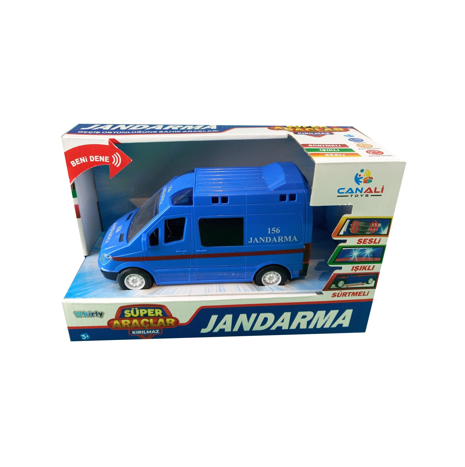 Canali Işıklı Sesli Jandarma Ekip Arabası CNL-9999