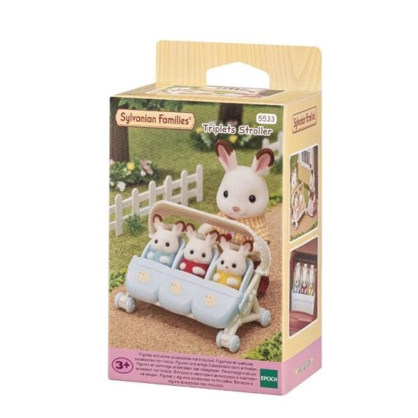 Adore Sylvanian Families Üçüz Bebek Arabası