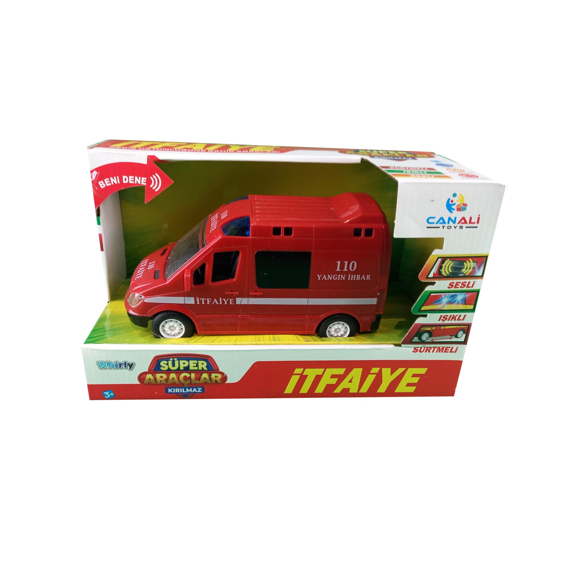 Canali Işıklı Sesli İtfaiye Arabası CNL-9999-3