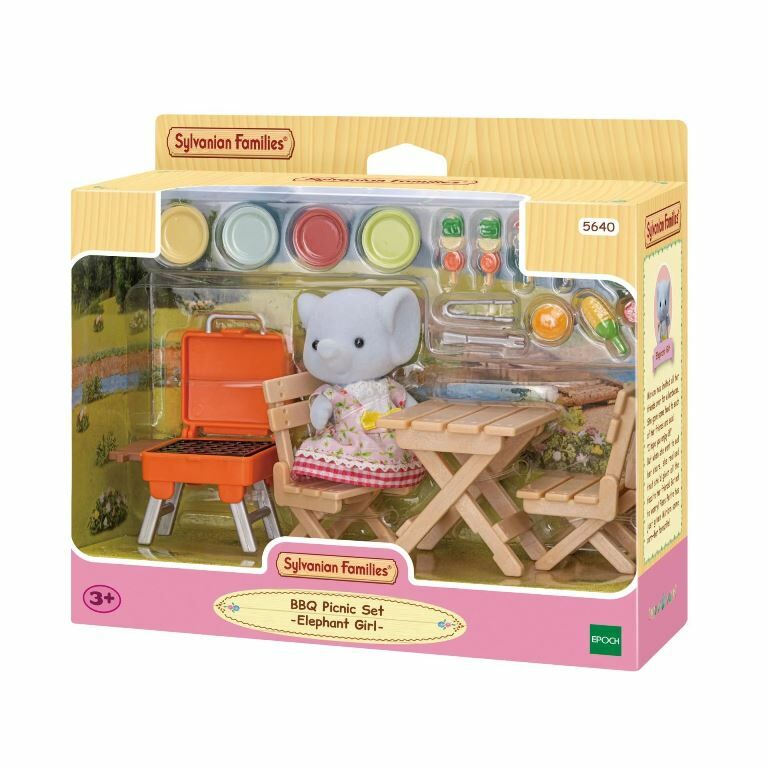 Adore Sylvanian Families Barbekü Piknik Fil Kız
