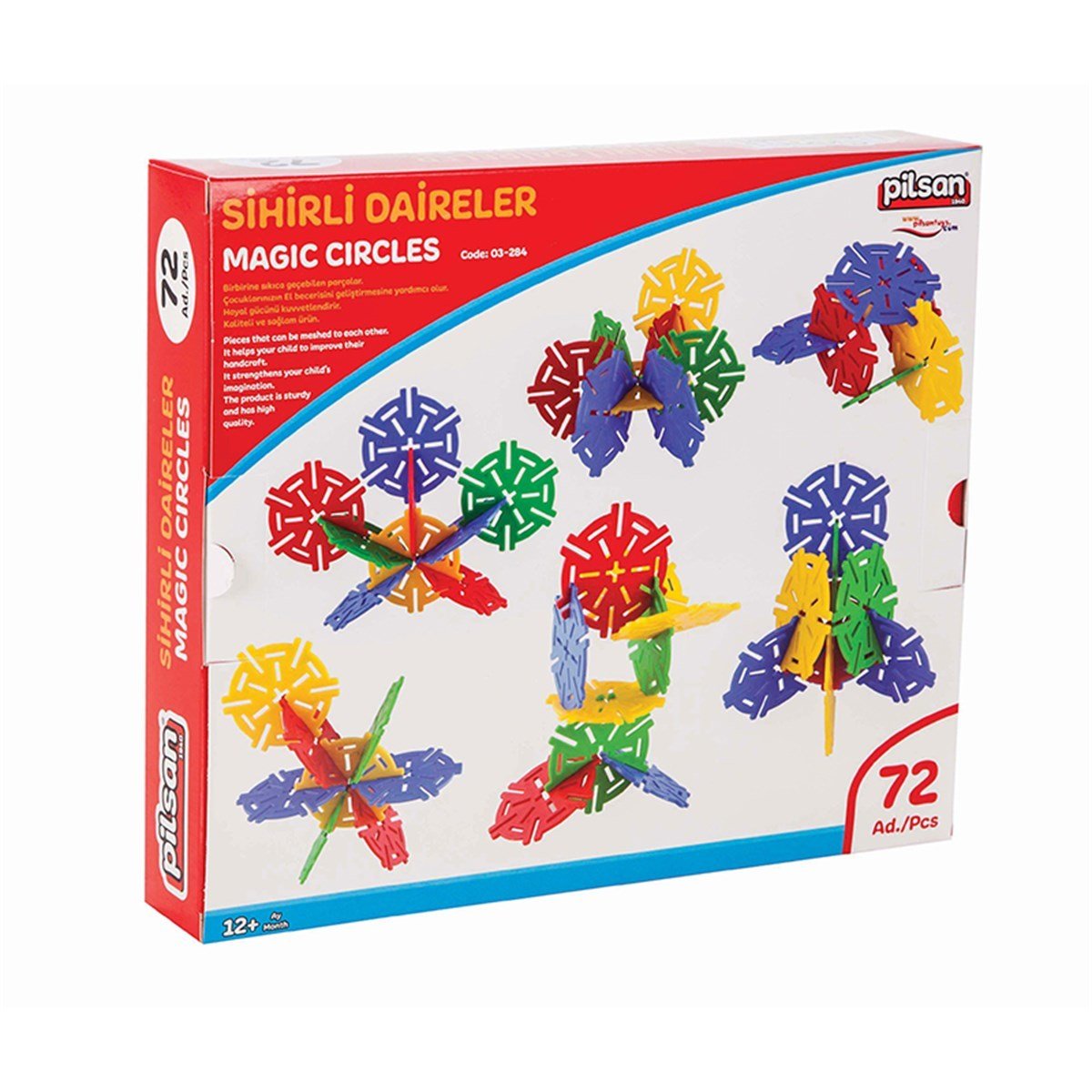 Pilsan Sihirli Daireler 76 Parça 03294