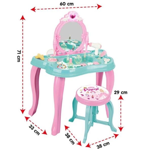 Pilsan Sihirli Kelebek Makyaj Masası Pembe 06048