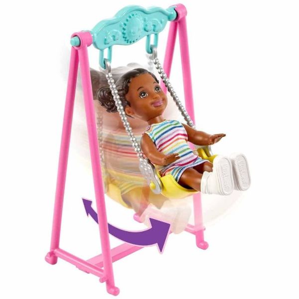 Mattel Barbie Bebek Bakıcısı Skipper Set HHB67