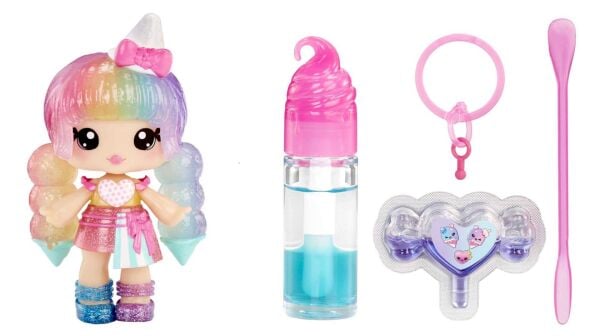 Adore Yummiland Stephie Snowcone Bebeği ve Dudak Parlatıcısı - Gizemli Renk Serisi