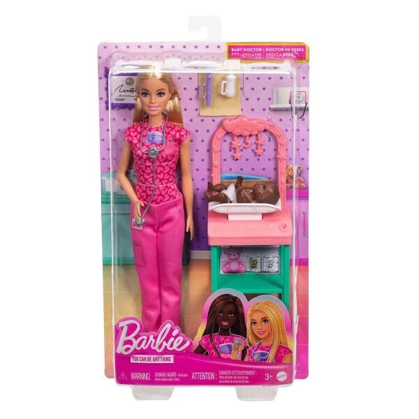 Mattel Barbie Bakım Temalı Kariyer Oyun Setleri JC
