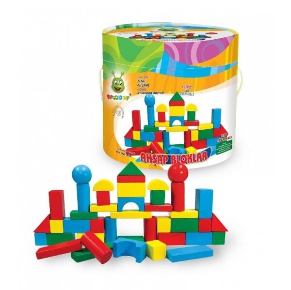 Karsan Woodoy 60 Parça Büyük Kovalı Bloklar KR015