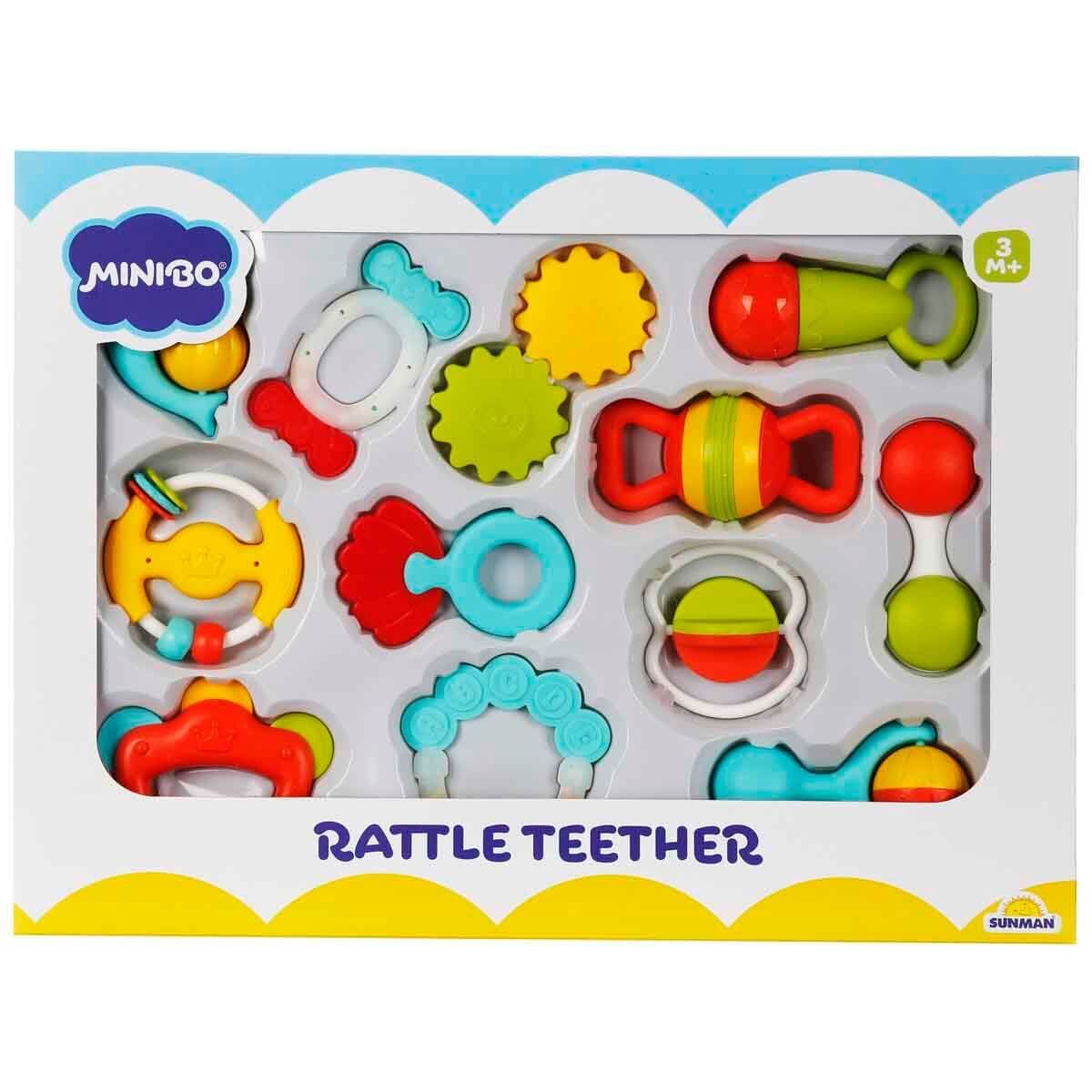 Sunman Minibo 12’li Çıngırak ve Dişlik Seti